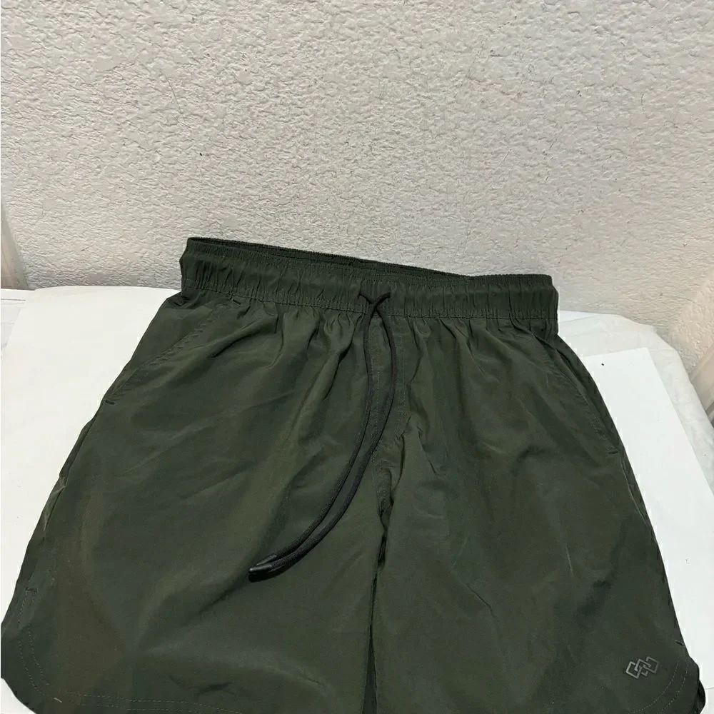 Leg3nd Green Draw string shorts large - Picture 1 of 8